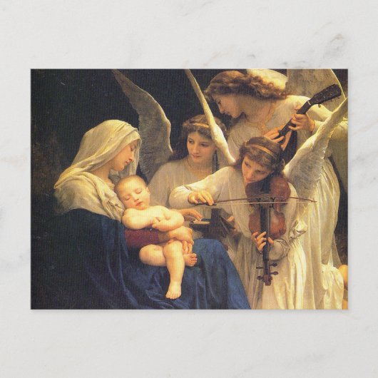 Song of the Angels, William-Adolphe Bouguereau Briefkaart (Voorkant)