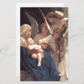 Song of the Angels - William-Adolphe Bouguereau Briefpapier (Voorkant / Achterkant)