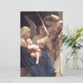 Song of the Angels - William-Adolphe Bouguereau Briefpapier (Staand voorkant)