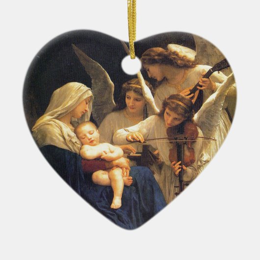 Song of the Angels, William-Adolphe Bouguereau Keramisch Ornament (Voorkant)