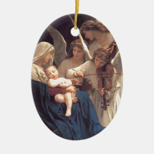 Song of the Angels - William-Adolphe Bouguereau Keramisch Ornament (Voorkant)