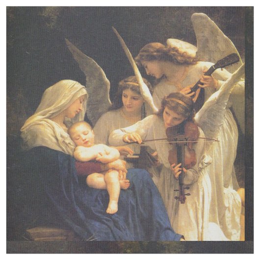 Song of the Angels, William-Adolphe Bouguereau Stof (Swatch)