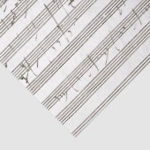 Song Sepia Scribked Sheet Music Scrated  Tissuepapier (Detail)