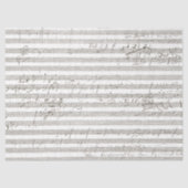 Song Sepia Scribked Sheet Music Scrated  Tissuepapier (Voorkant)