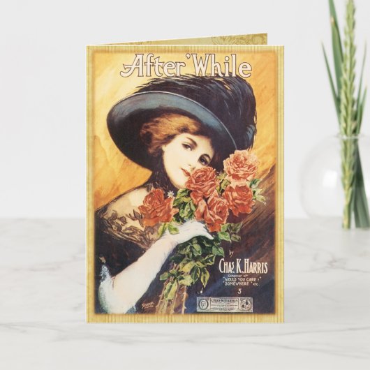  Song Sheet Hoesje na een tijdje Kaart (Voorkant)