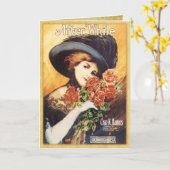  Song Sheet Hoesje na een tijdje Kaart (Gele Bloem)