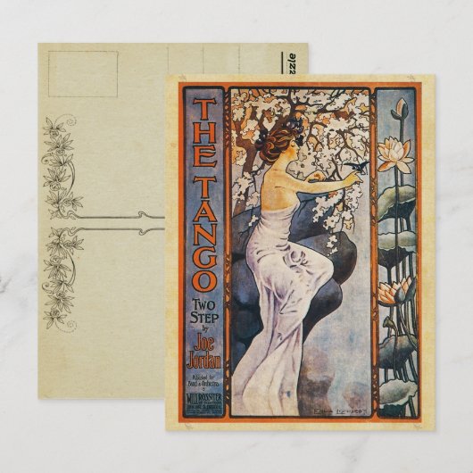  Song Sheets - De Tango Briefkaart (Voorkant / Achterkant)
