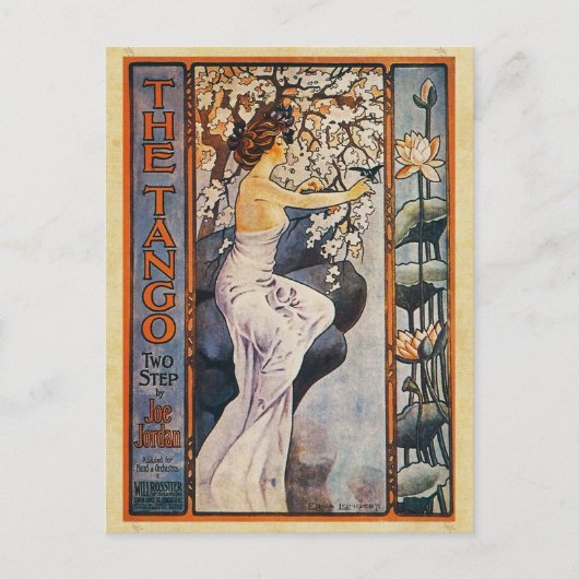 Song Sheets - De Tango Briefkaart (Voorkant)