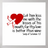 Song Solomon 1:2 Poster (Voorkant)