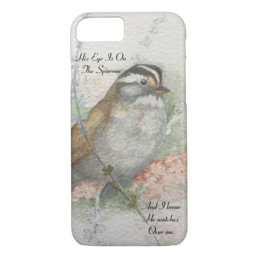 Song Sparrow die hij over me kijkt. Case-Mate iPhone Case (Achterkant)