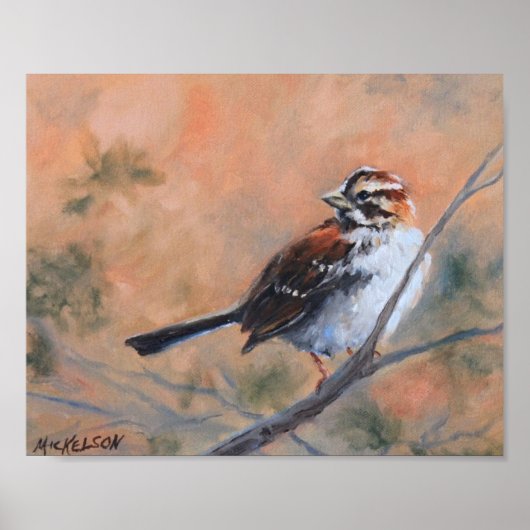 Song Sparrow Fine Art Print (Voorkant)