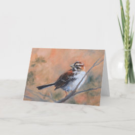 Song Sparrow Fine Art Wenskaart Kaart