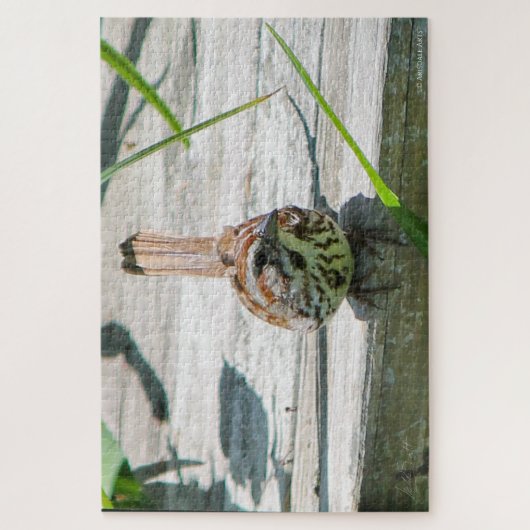Song Sparrow Legpuzzel (Verticaal)