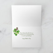 Song Sparrow Moederdag Appreciation Kaart (Binnen)