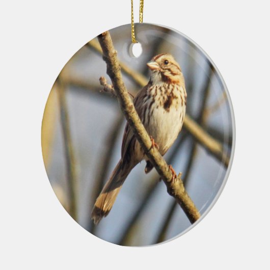 Song Sparrow Ornament (Links)