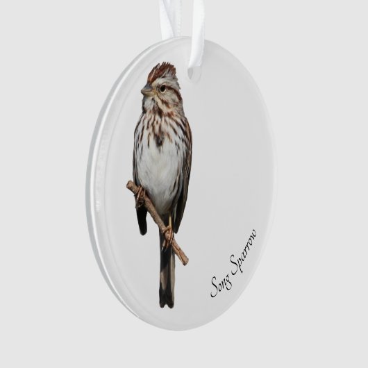 Song Sparrow Ornament (voorkant)