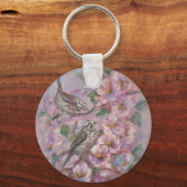 Song Sparrow Sleutelhanger (Achterkant)