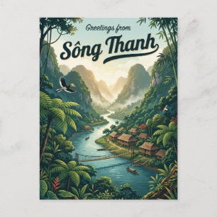 Sông Thanh Nationaal Park Vietnam Briefkaart