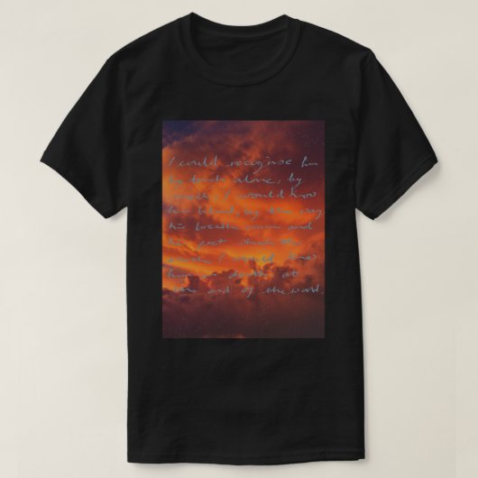 Song van Achilles citeert kunstwerk T-shirt (Design voorkant)