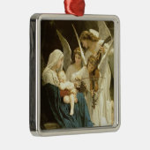 Song van Angels kerstfeest Metalen Ornament (Rechts)