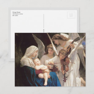 Song van Angels, William-Adolphe Bouguereau Briefkaart