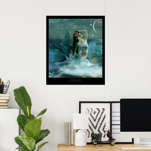 Song van de Siren Poster (Thuiskantoor)
