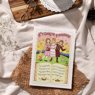 Song van het Inspirerend Briefkaart Friendship