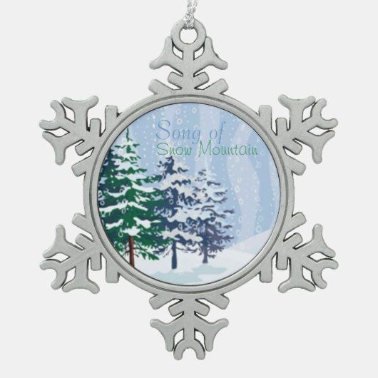 Song van het Ornament Snowflake van het Sneeuwgebe (Voorkant)