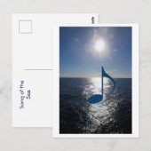 Song van het Zee Briefkaart (Voorkant / Achterkant)