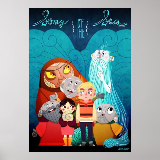 Song van het Zee Poster (Voorkant)