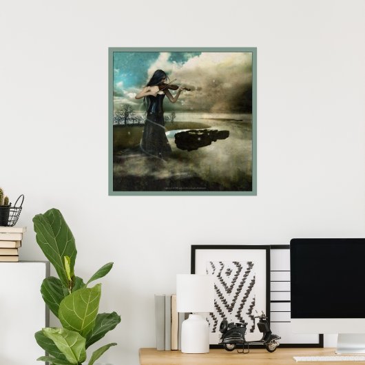 Song van het Zee Poster (Thuiskantoor)