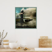 Song van het Zee Poster (Keuken)