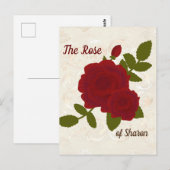 Song van Solomon Roos Designer Briefkaart (Voorkant / Achterkant)