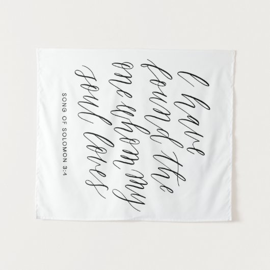 Song van Solomon Wall Tapestry - Origineel Wandkleed (Voorkant (horizontaal))