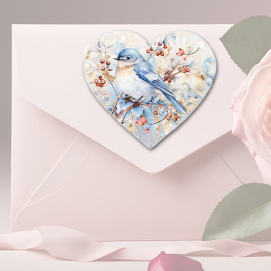 Song Vogel & bessen Hart Sticker