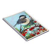Songbird Art Sweet Chickadee Notitieboek (Rechterzijde)