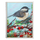 Songbird Art Sweet Chickadee Notitieboek (Voorkant)