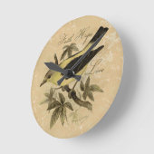 Songbird Bird Faith Hope Love Wall Clock Ronde Klok (Hoek)