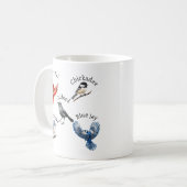 Songbird Bird Watcher Gift Koffiemok (Voorkant links)
