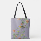  Songbird Bleek Geel Tote Bag (Achterkant)