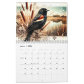 Songbird Country Waterverf Style Calendar Kalender (Mar 2026)