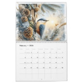 Songbird Country Waterverf Style Calendar Kalender (Feb 2026)