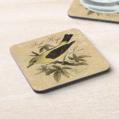 Songbird Faith Hope Love Cork Onderzetter Set (6) (Linkerzijde)