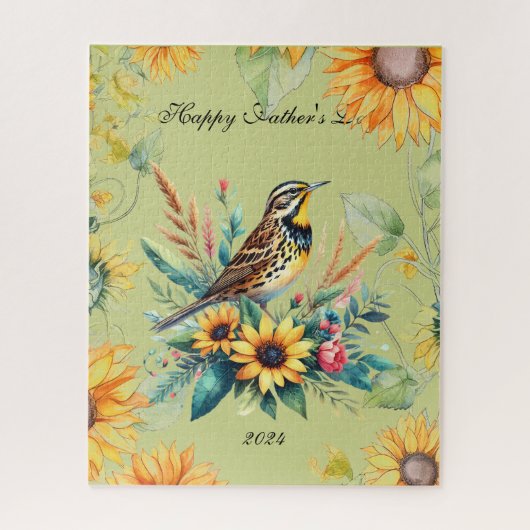 Songbird Happy Vaderdag Puzzel Legpuzzel (Verticaal)