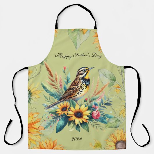 Songbird Happy Vaderdag Schort (Voorkant)