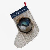 Songbird in Nestbox Grote Kerstsok (Achterkant (Hangend))