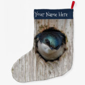 Songbird in Nestbox Grote Kerstsok (Achterkant)