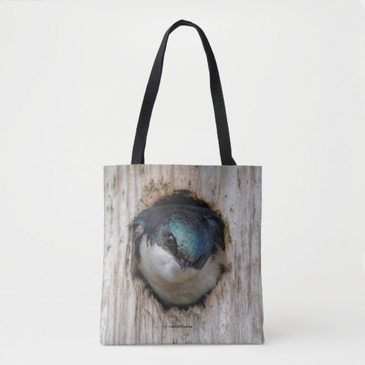 Songbird in Nestbox Tote Bag (Voorkant)