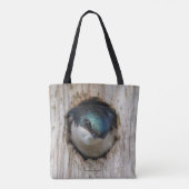 Songbird in Nestbox Tote Bag (Achterkant)
