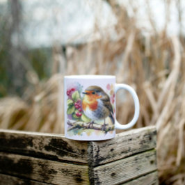 Songbird in Waterverf koffie mok